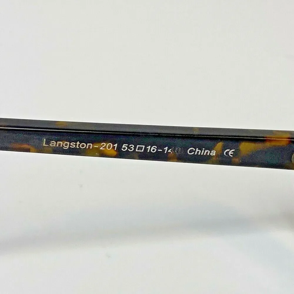 Warby Parker Langston Eyeglass Frames Tortoise‎ 201 53-16-140 Brown Academia